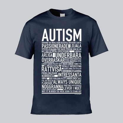 Autism Text T-shirt