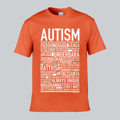 Autism Text T-shirt