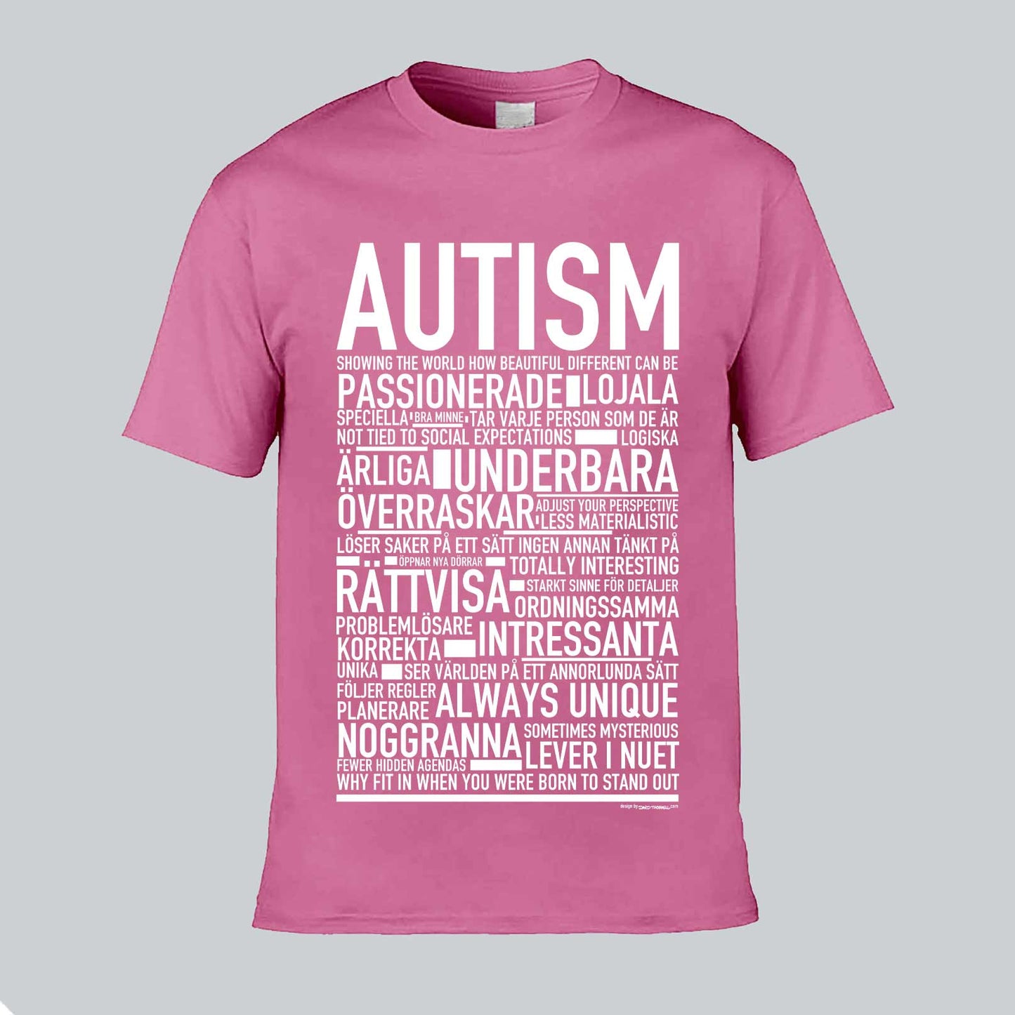 Autism Text T-shirt