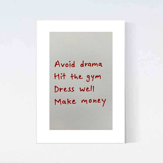 Avoid Drama Poster