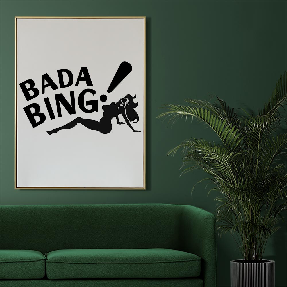 The Sopranos Bada Bing Poster