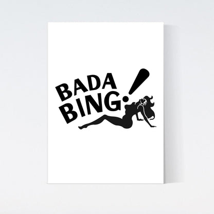 The Sopranos Bada Bing Poster