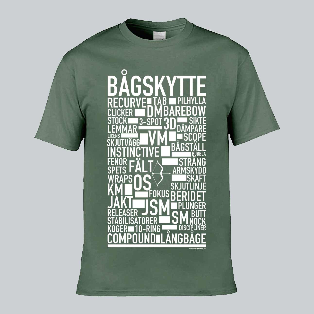 Bågskytte Text T-shirt