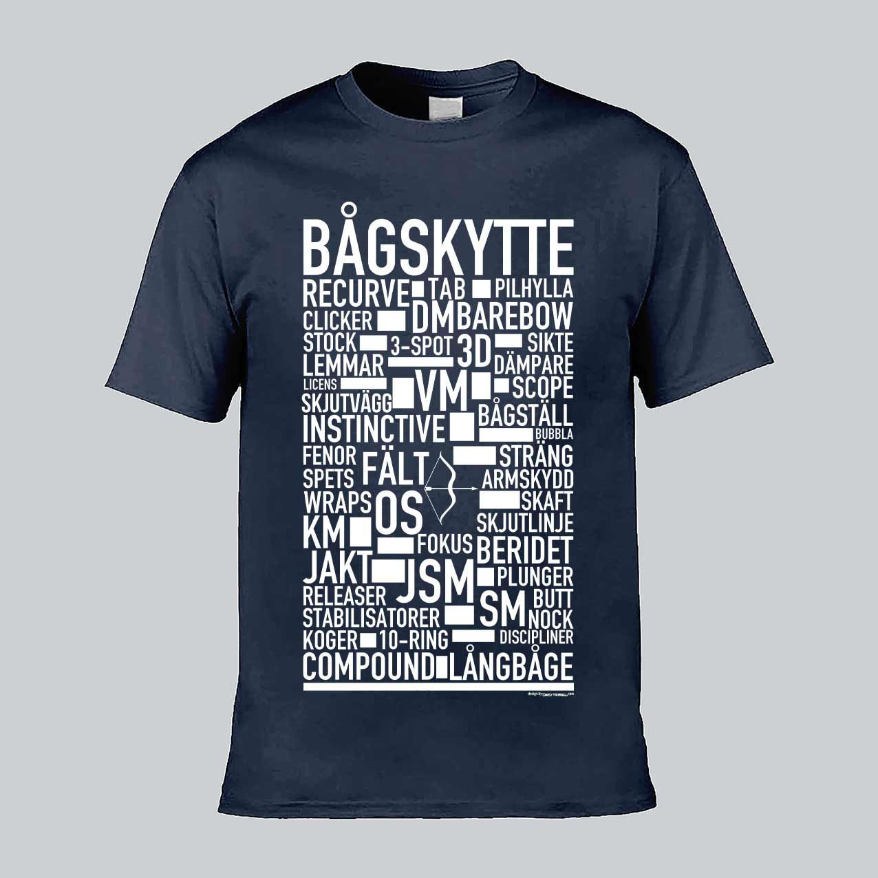 Bågskytte Text T-shirt