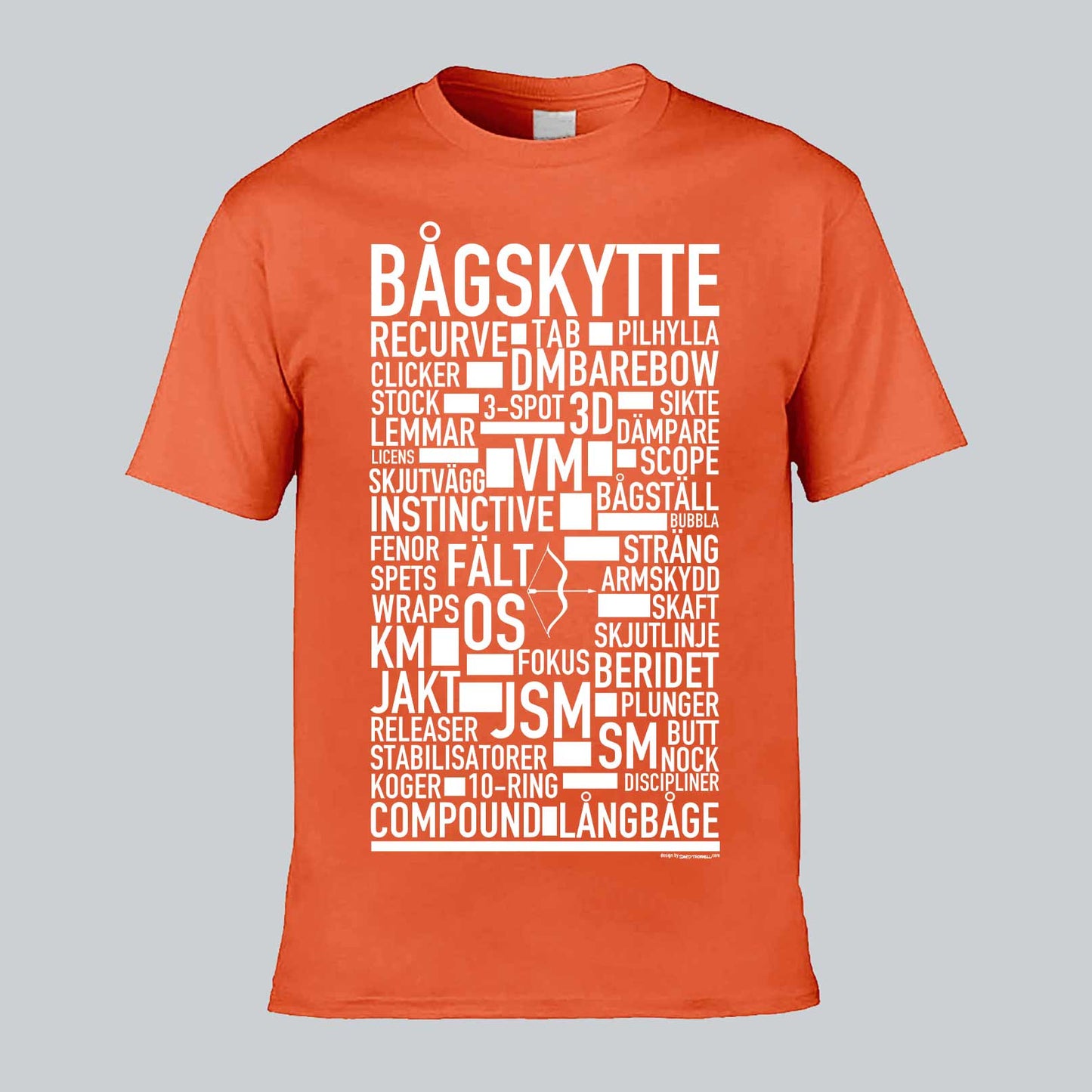 Bågskytte Text T-shirt