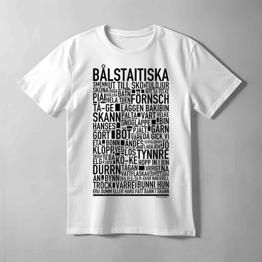 Bålstaitiska Dialekt Text T-shirt