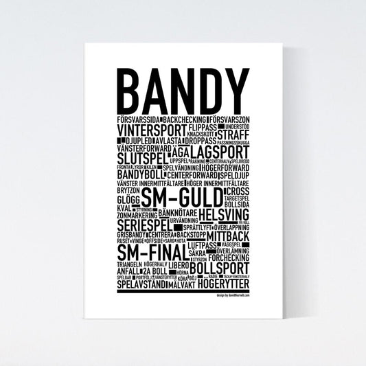 Bandy Text Poster