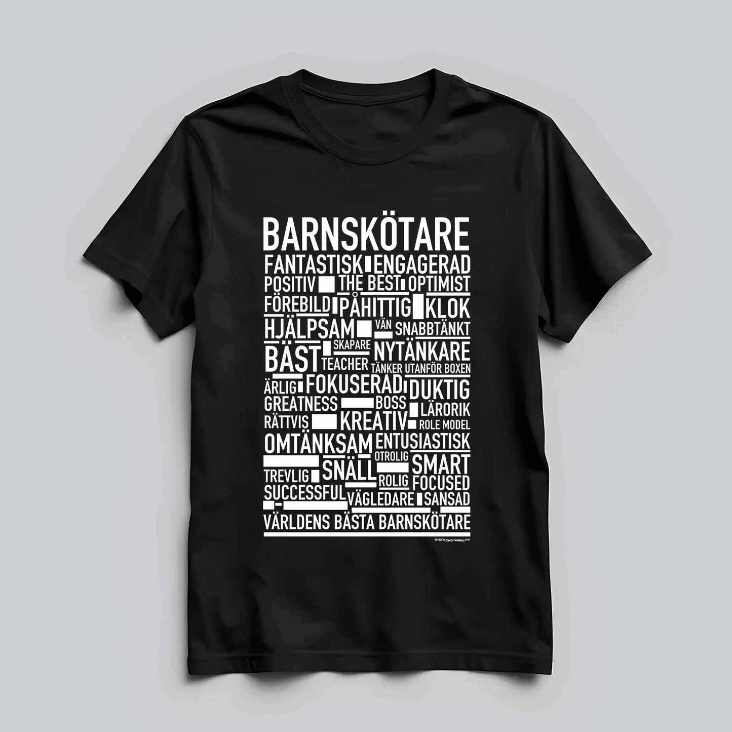 Barnskötare Text T-shirt