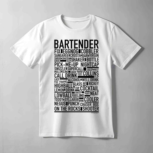 Bartender Text T-shirt