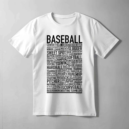 Baseball Text T-shirt