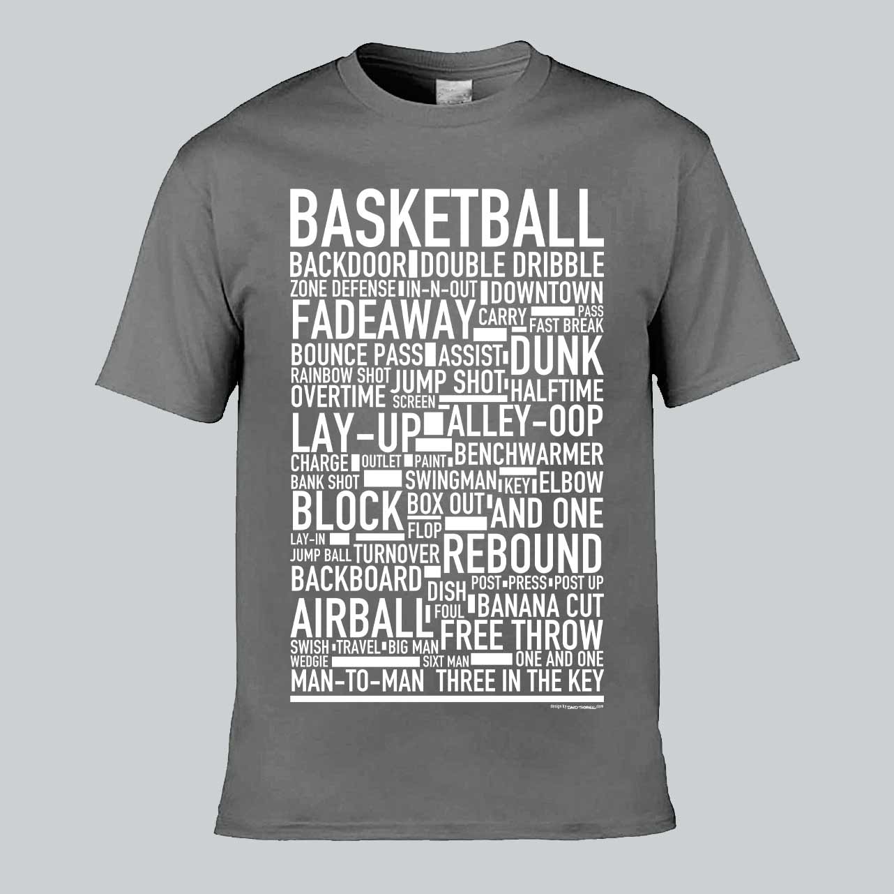 Basketball Text T-shirt