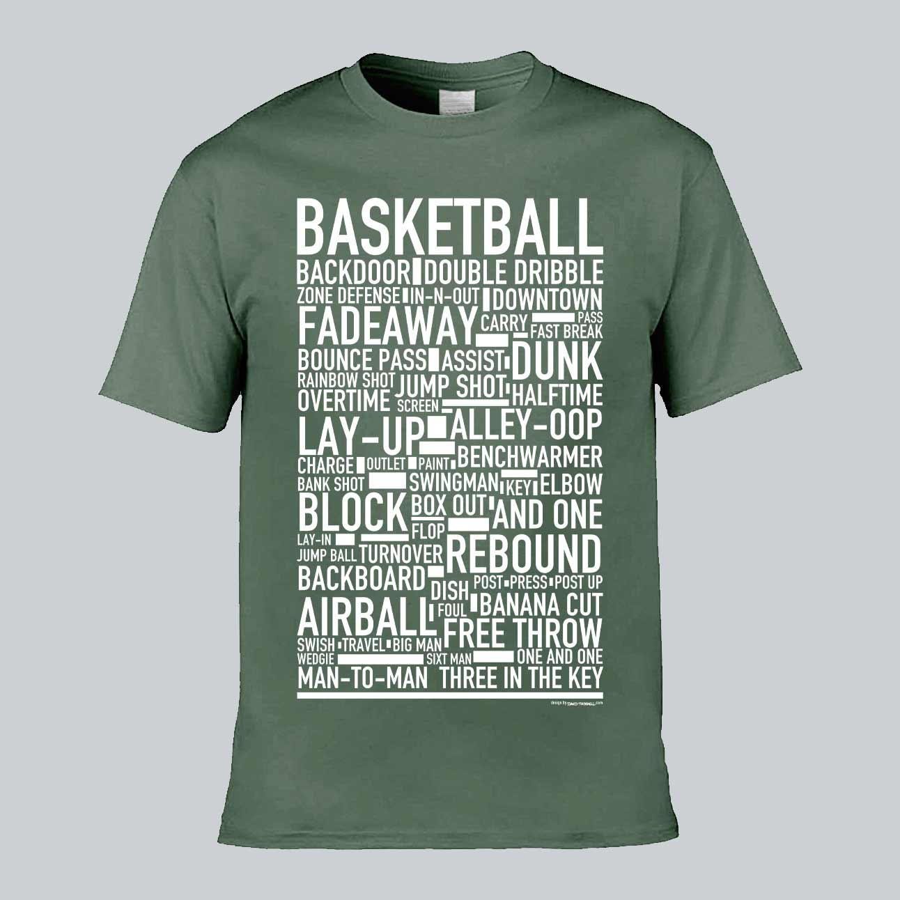 Basketball Text T-shirt