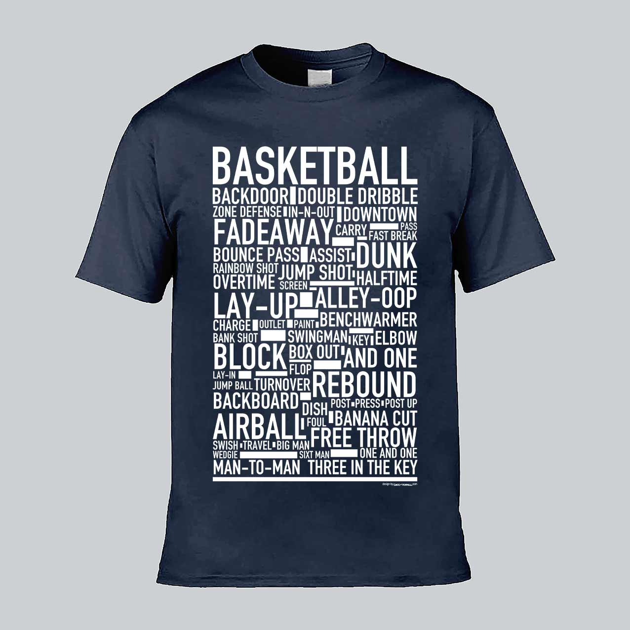 Basketball Text T-shirt
