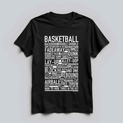 Basketball Text T-shirt