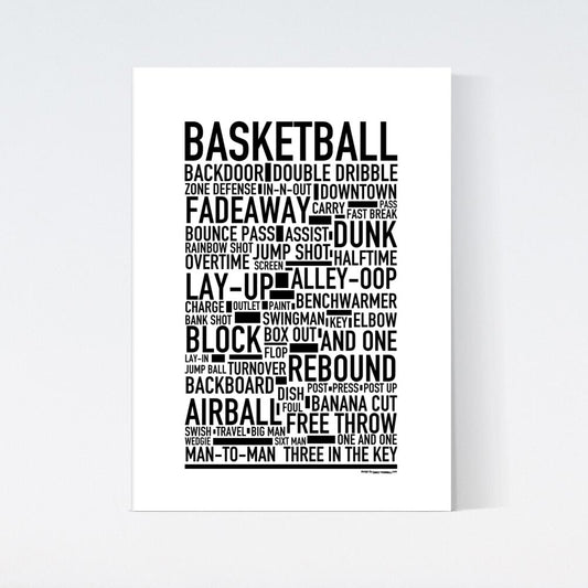 Basketball Text Poster