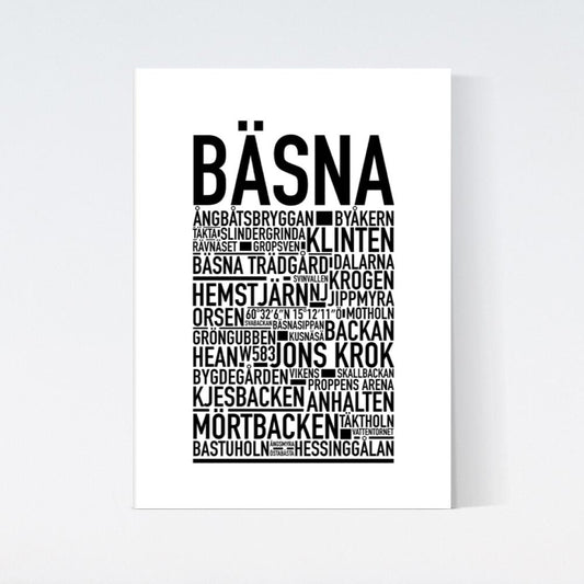 Bäsna Text Poster