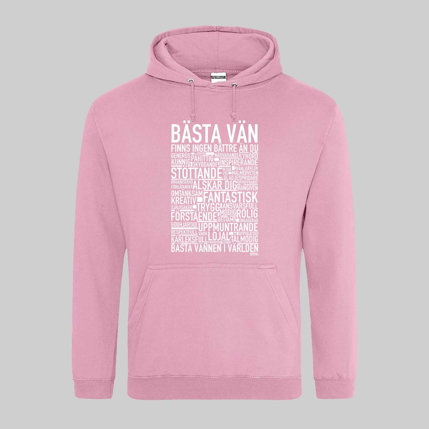 Bästa Vän Text Hoodie