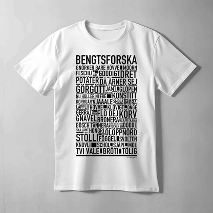 Bengtsforska Dialekt Text T-shirt