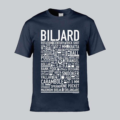 Biljard Text T-shirt