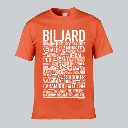 Biljard Text T-shirt