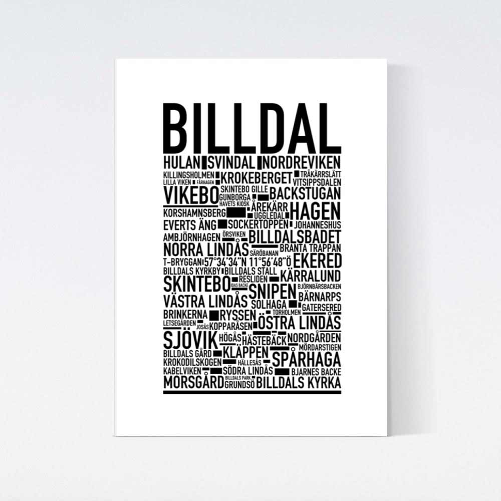 Billdal Text Poster
