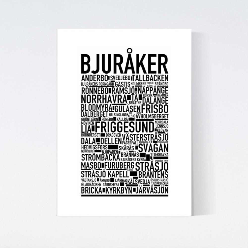 Bjuråker Text Poster