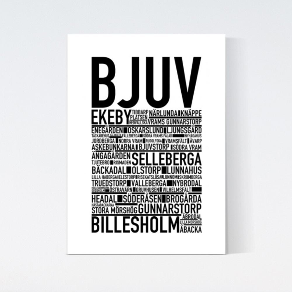Bjuv Text Poster