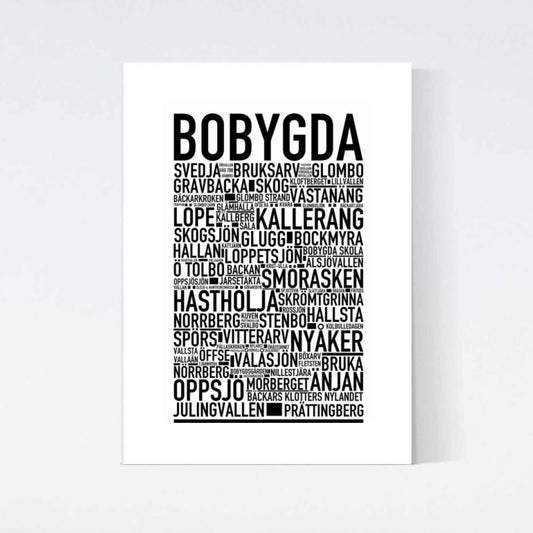 Bobygda Text Poster