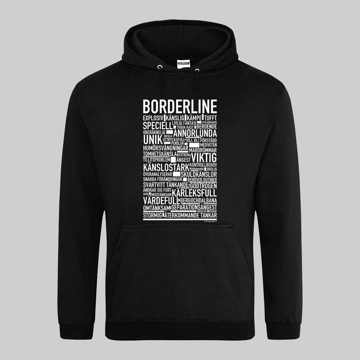 Borderline Text Hoodie