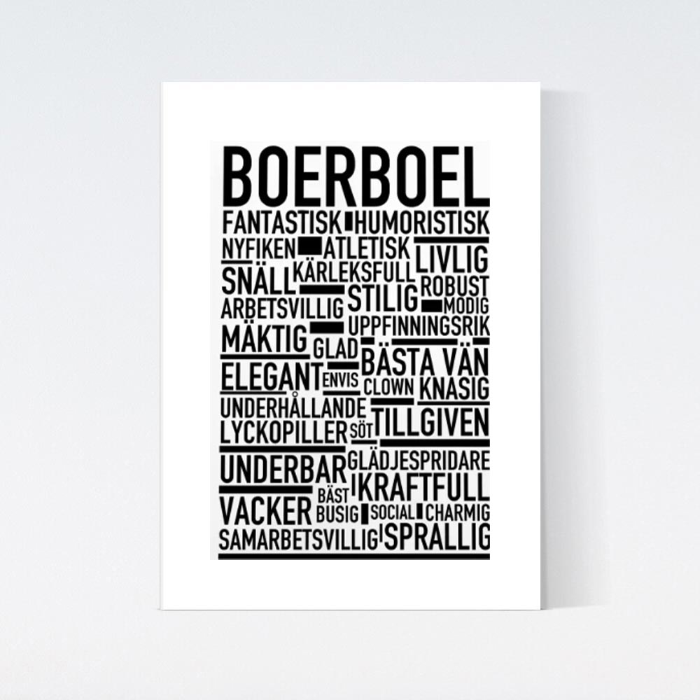 Boerboel Text Poster
