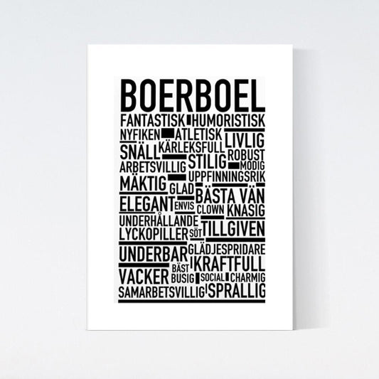 Boerboel Text Poster