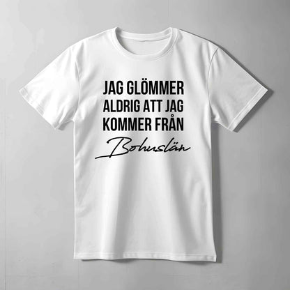 Jag Glömmer Aldrig Text T-shirt