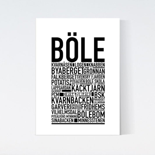 Böle Text Poster