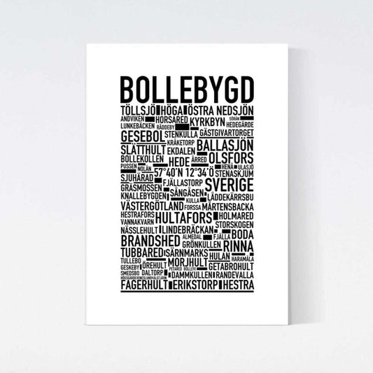 Bollebygd Text Poster