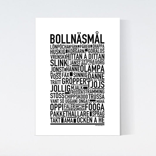 Bollnäsmål Dialekt Text Poster