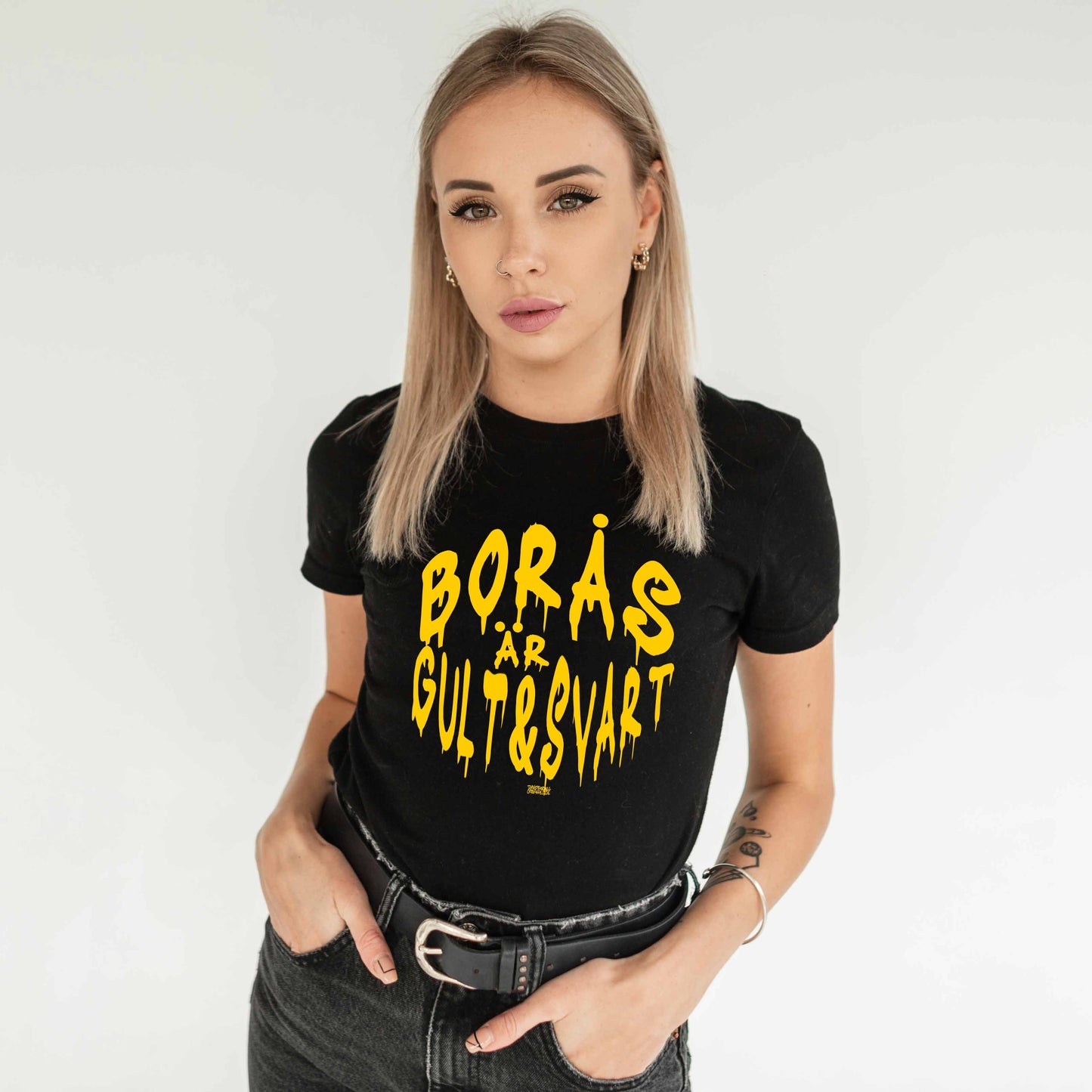 Borås Är Gult & Svart T-shirt