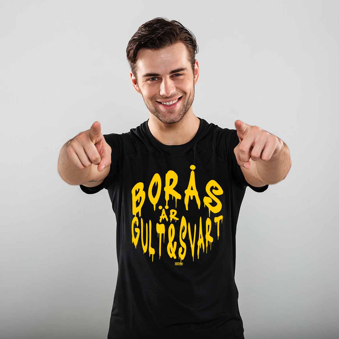 Borås Är Gult & Svart T-shirt