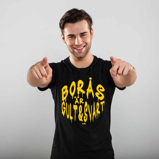 Borås Är Gult & Svart T-shirt