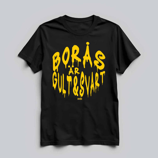 Borås Är Gult & Svart T-shirt