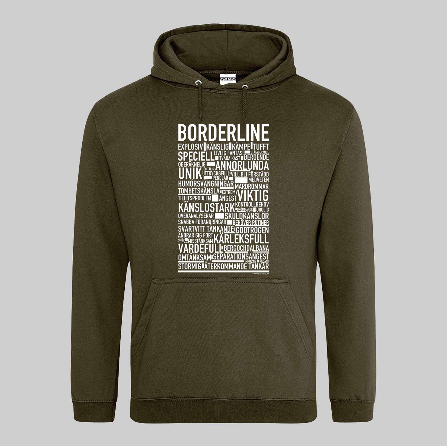 Borderline Text Hoodie