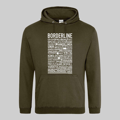 Borderline Text Hoodie