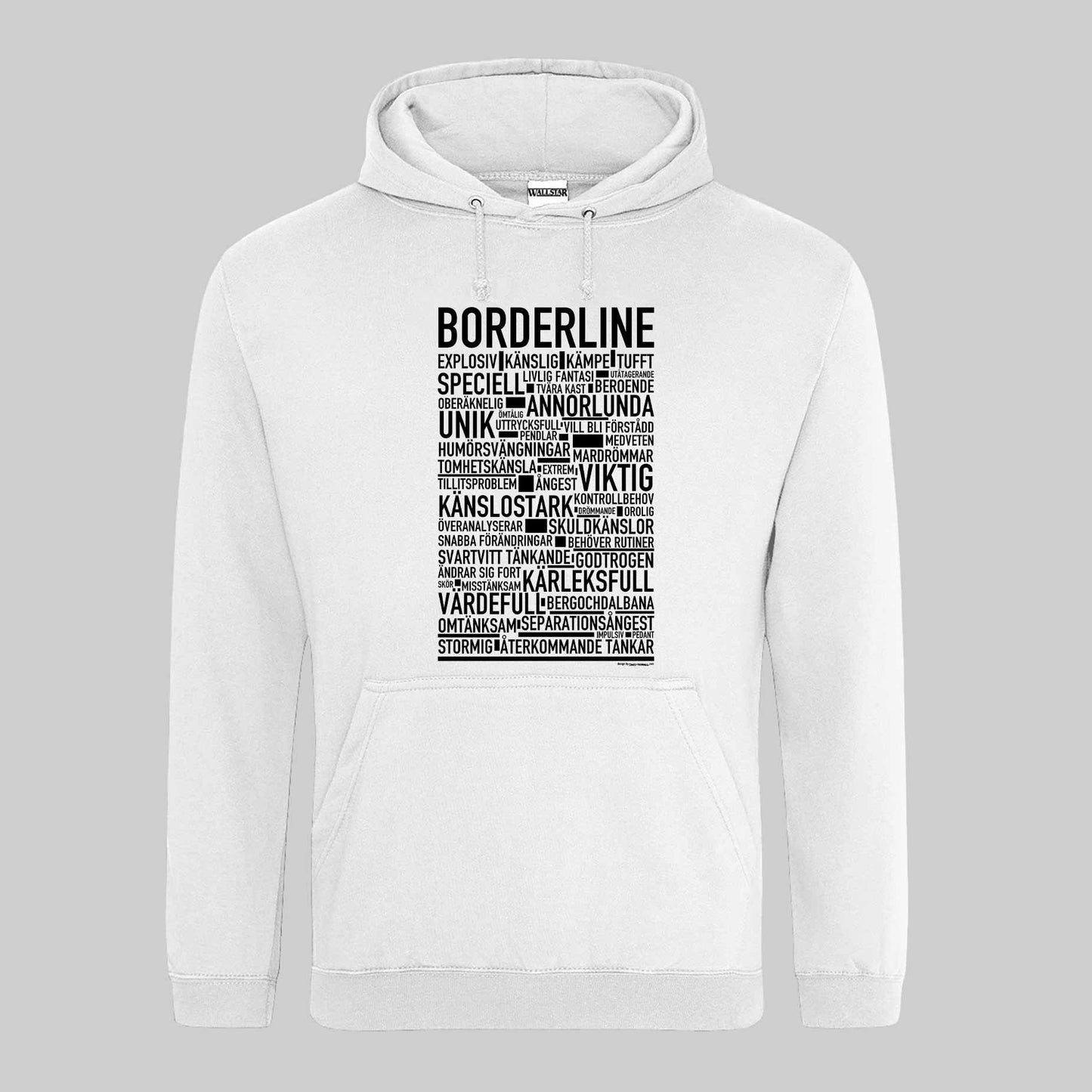 Borderline Text Hoodie