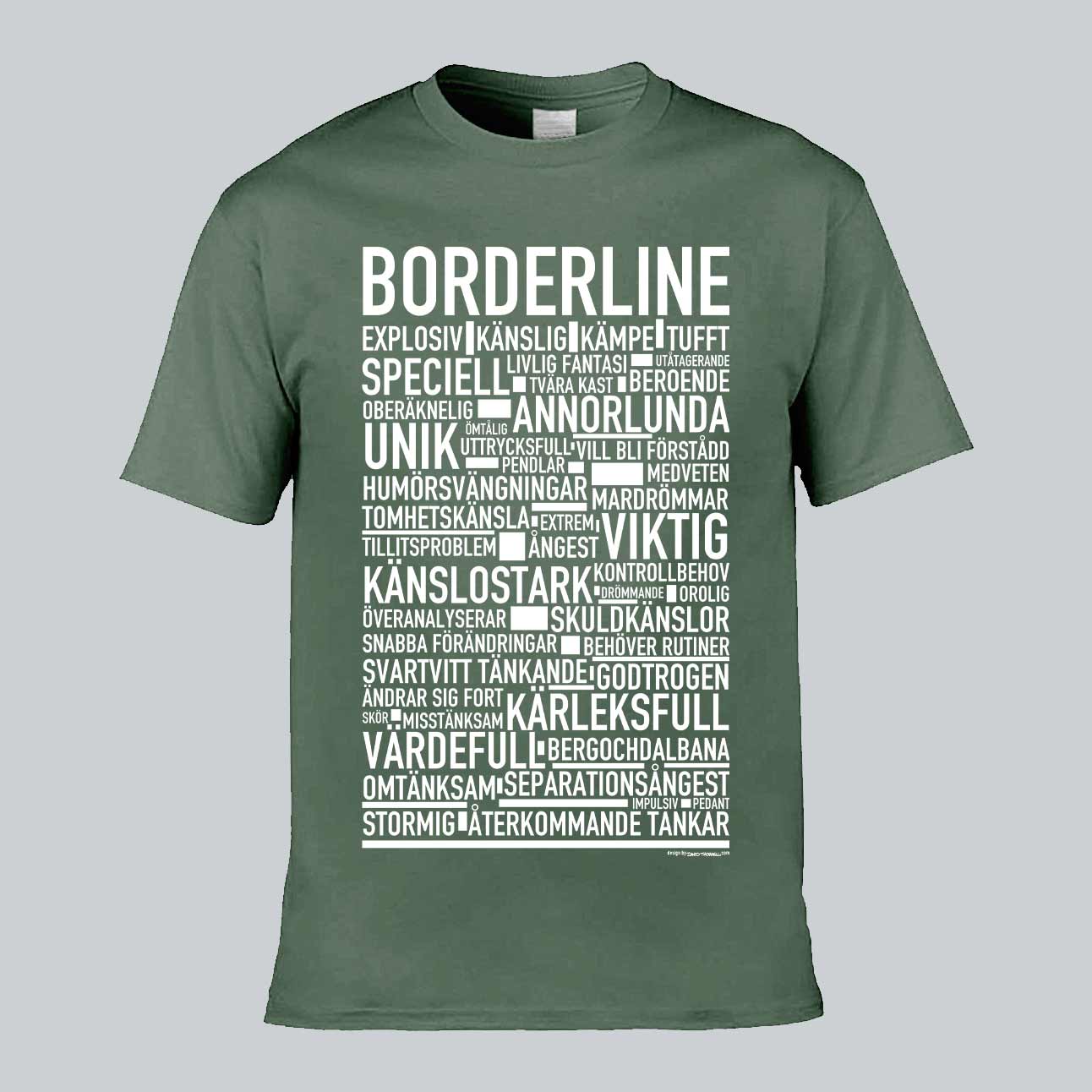 Borderline Text T-shirt