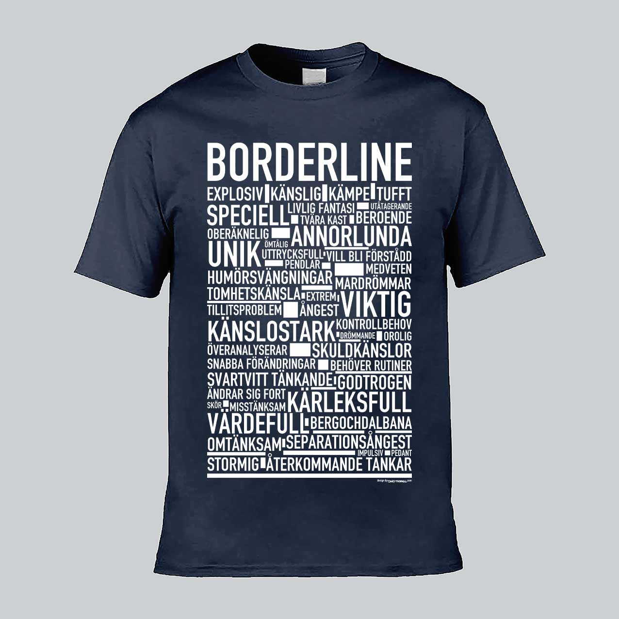 Borderline Text T-shirt