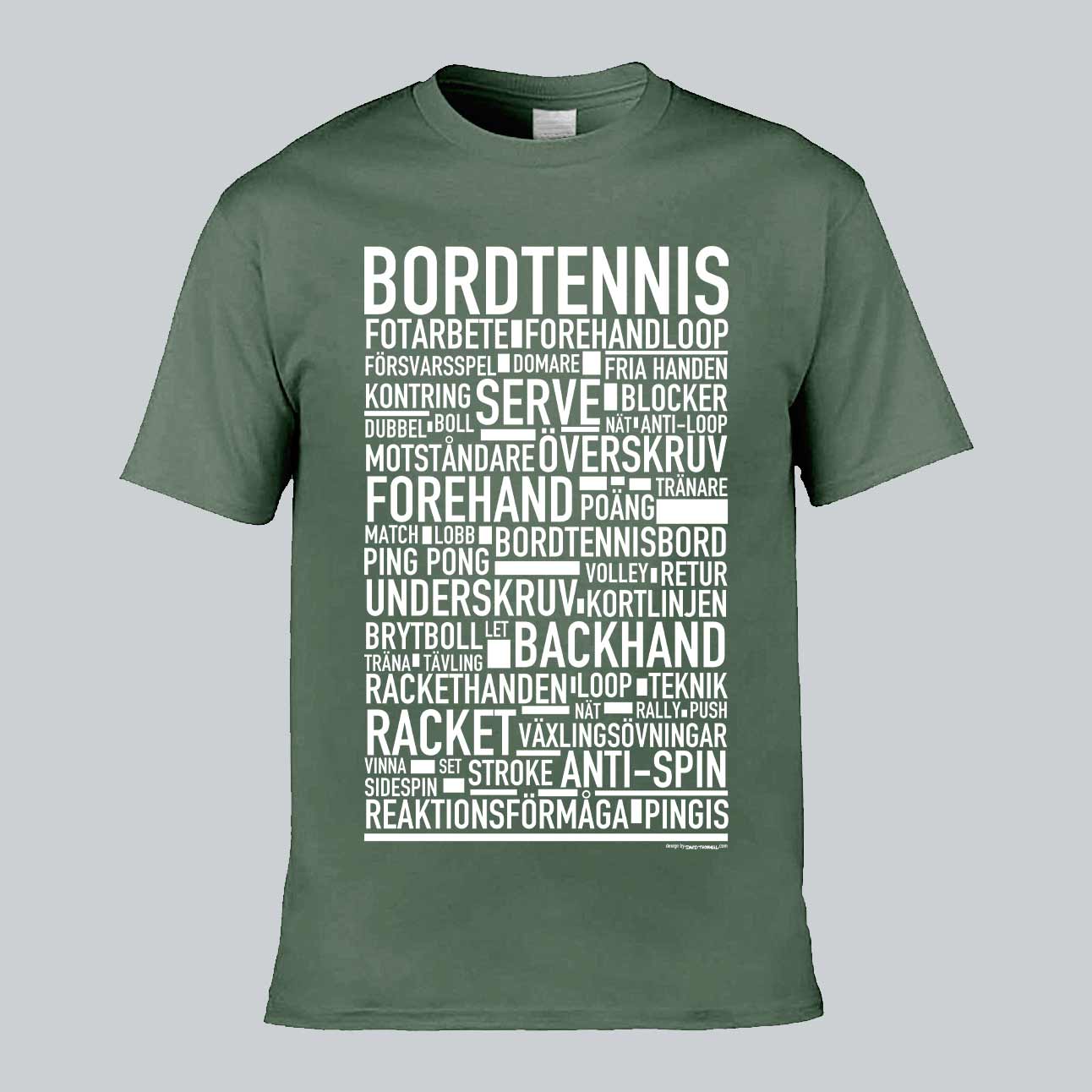Bordtennis Text T-shirt