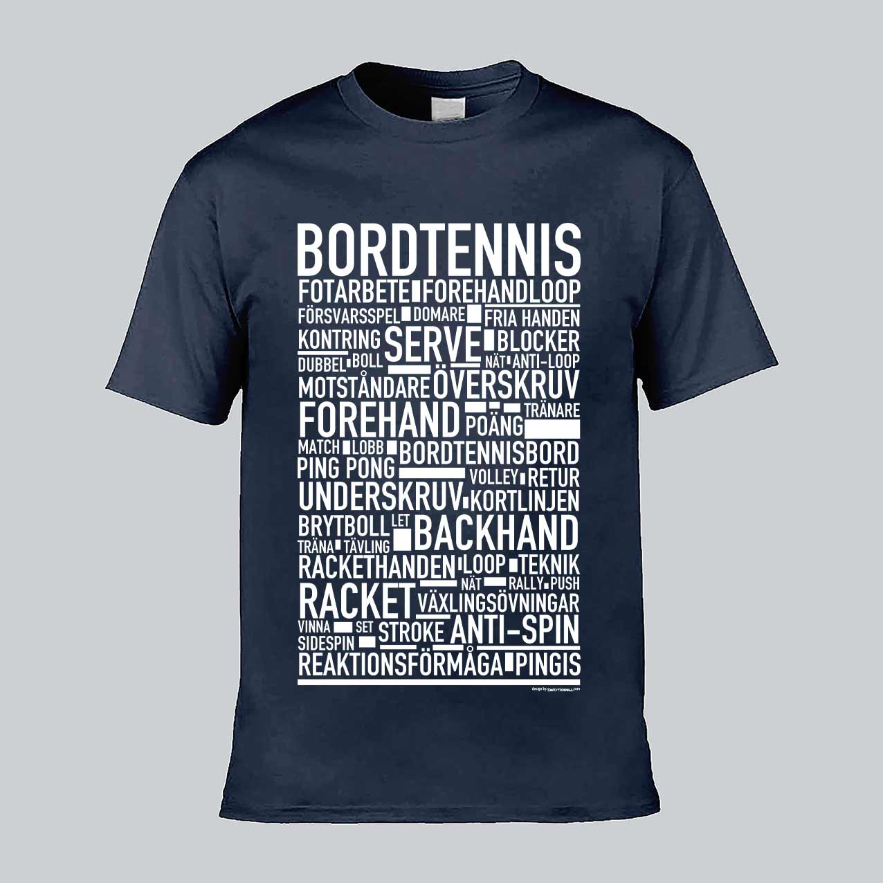 Bordtennis Text T-shirt