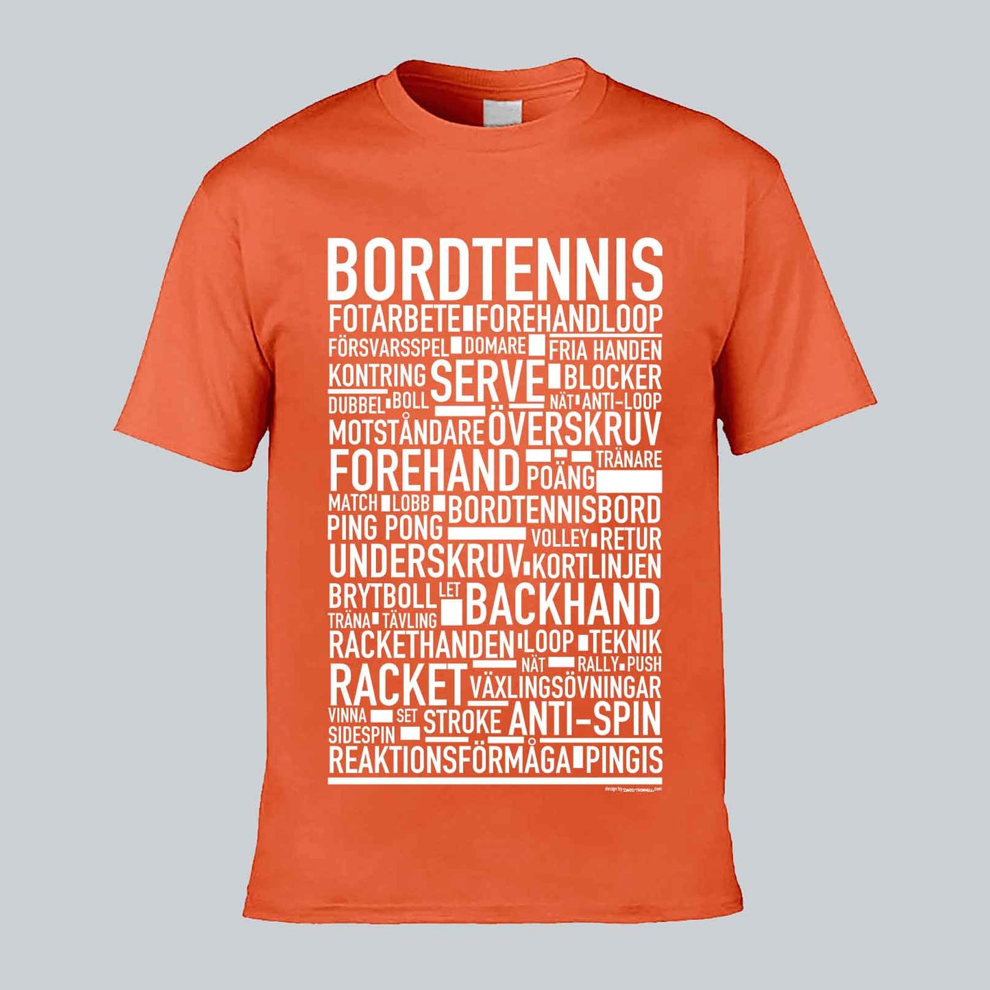 Bordtennis Text T-shirt
