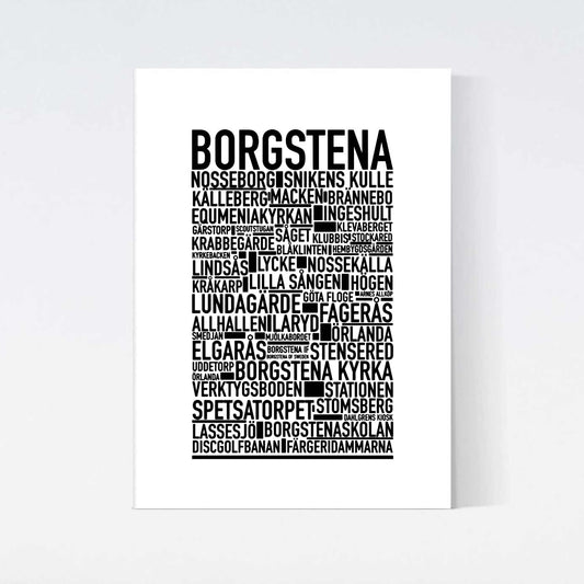 Borgstena Text Poster