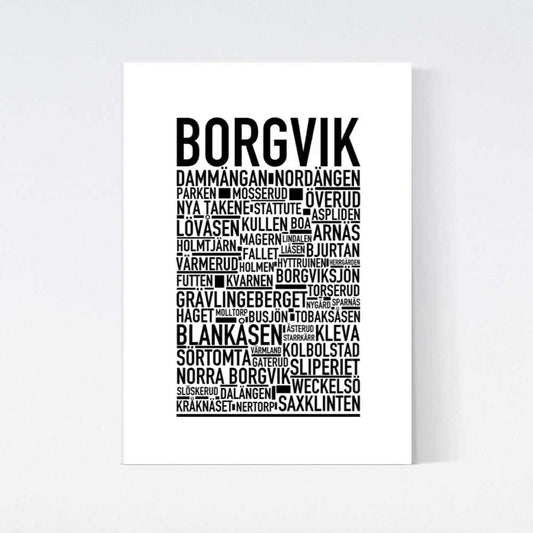 Borgvik Text Poster