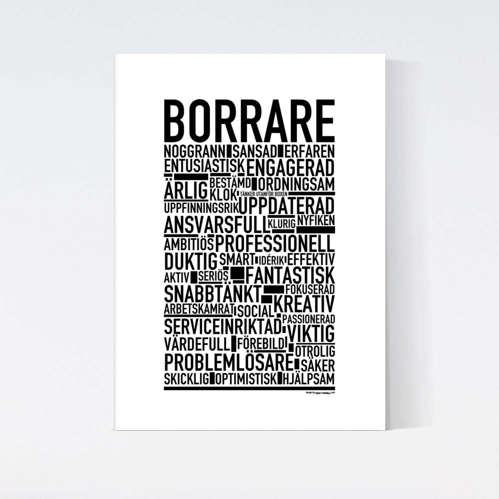 Borrare Text Poster